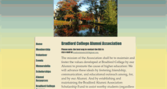 Desktop Screenshot of bradfordalumni.org